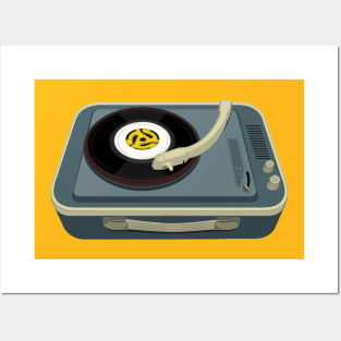 Suitcase Record Player Posters and Art